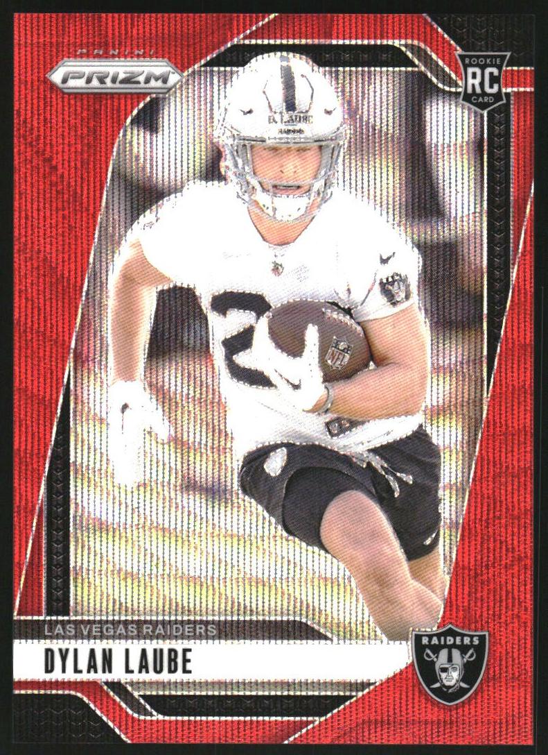 2024 Panini Prizm Football Red Wave Dylan Laube #330