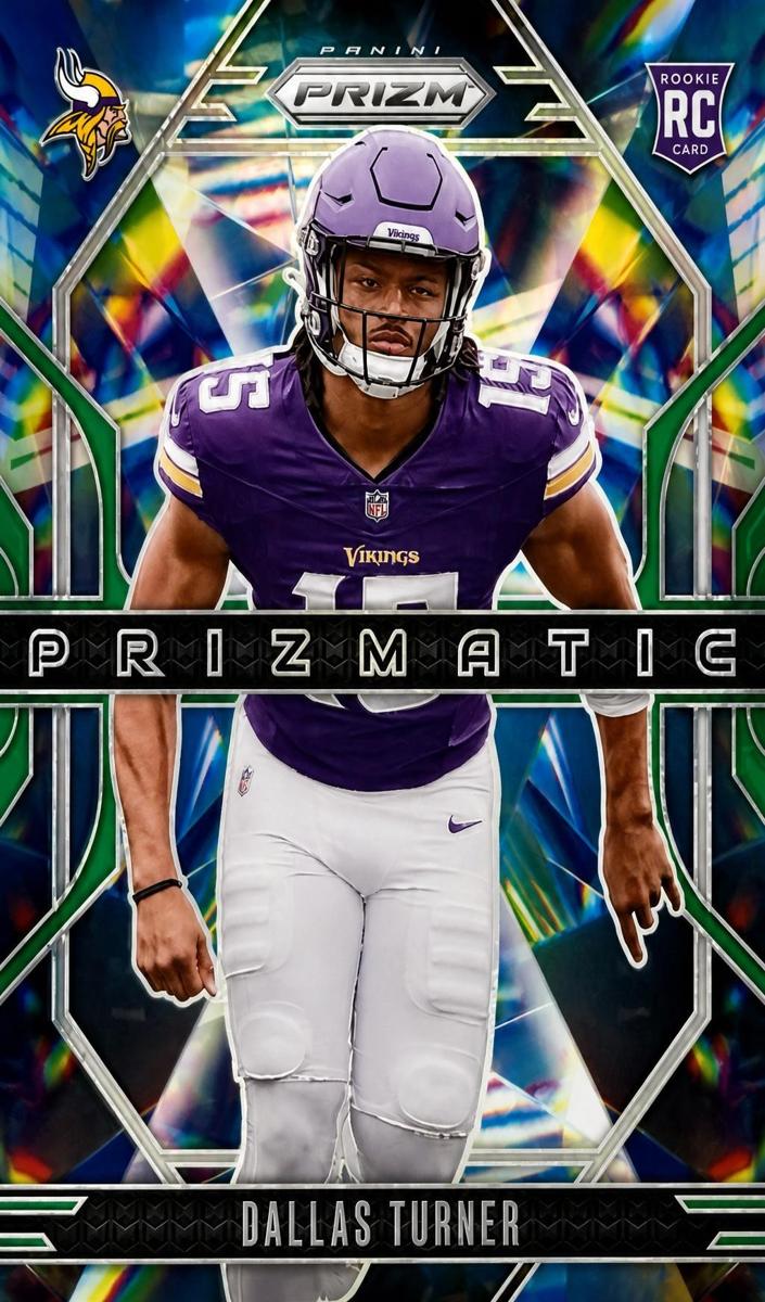 2024 Panini Prizm Football Green Dallas Turner #17