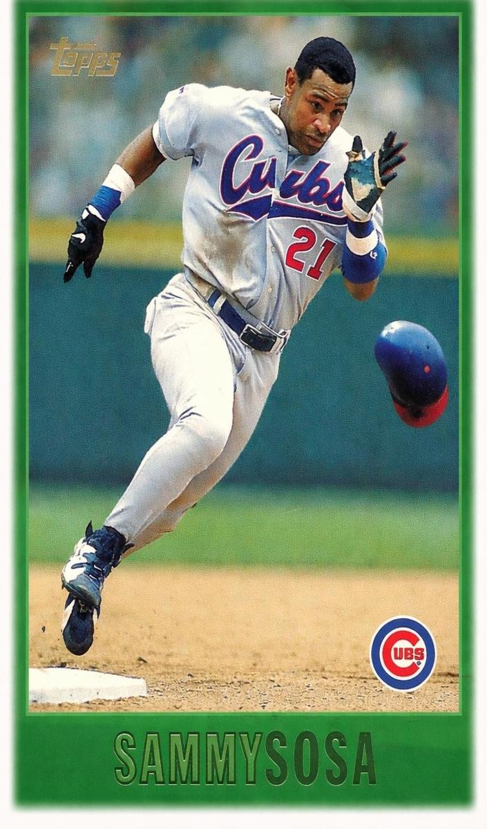 1997 Topps Baseball Sammy Sosa #305 PSA 9
