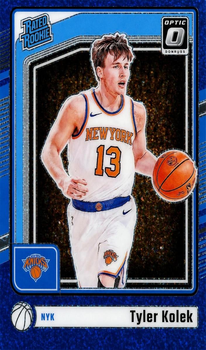 2024 Donruss Optic Basketball Blue Glitter Tyler Kolek #257