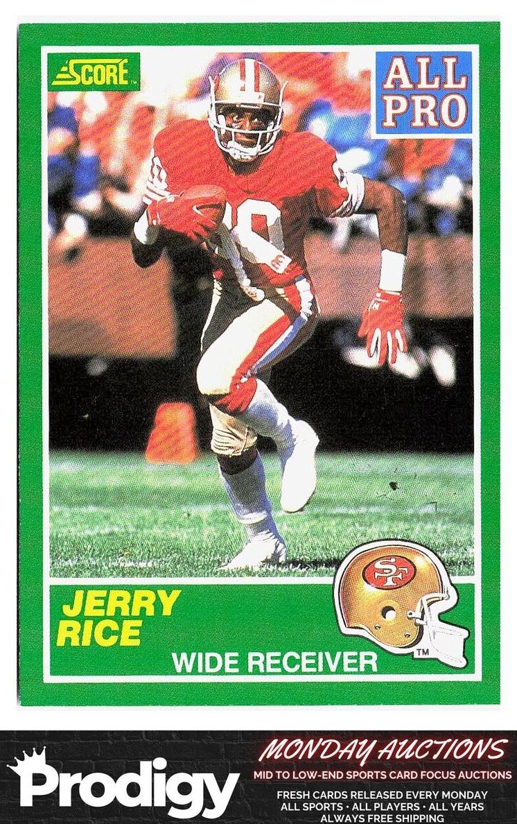 1989 Score Football Jerry Rice #292 PSA 9