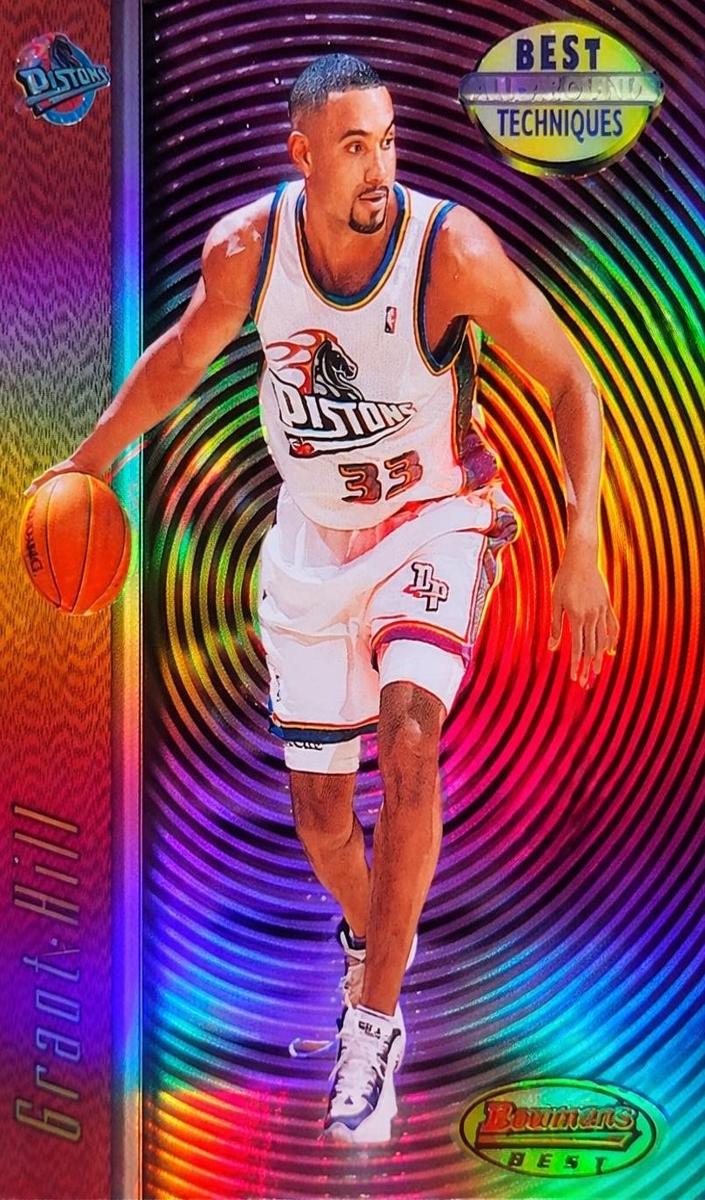 1997 Bowman's Best Basketball Refractor Grant Hill #T3