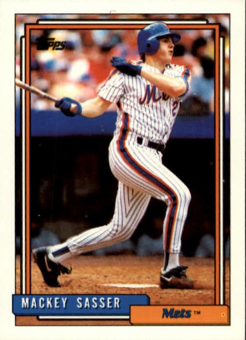 1992 Topps Baseball Mackey Sasser #533