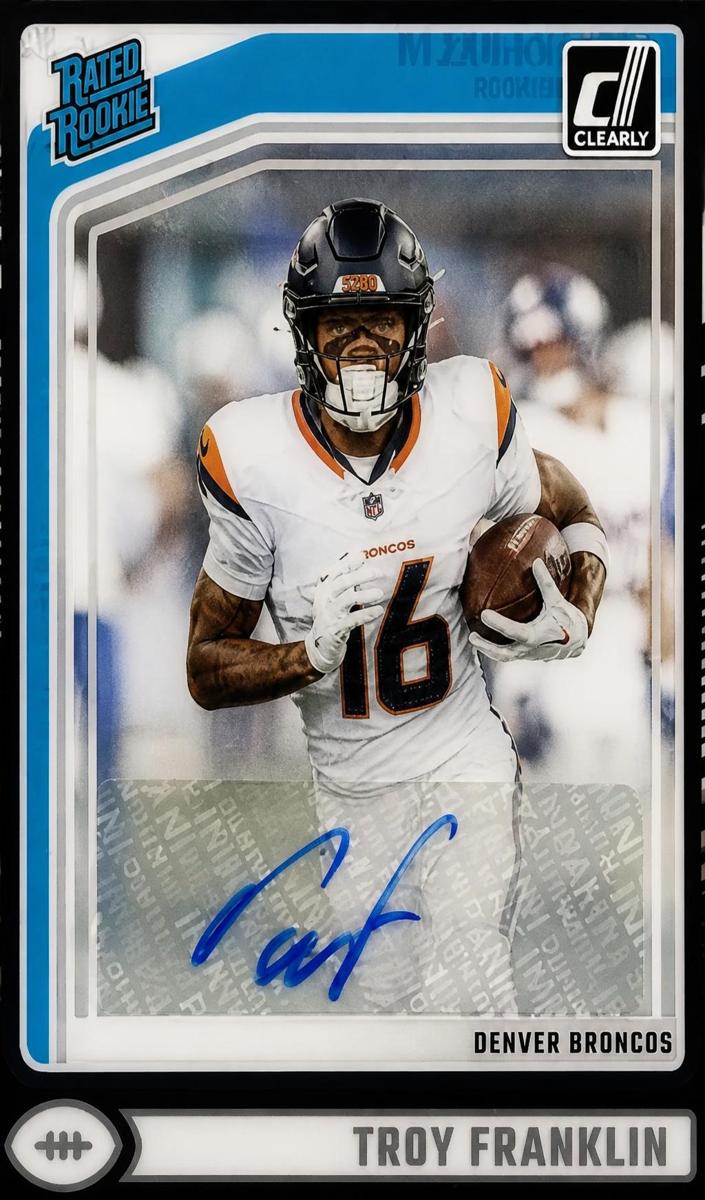 2024 Panini Clearly Donruss Football Troy Franklin #82
