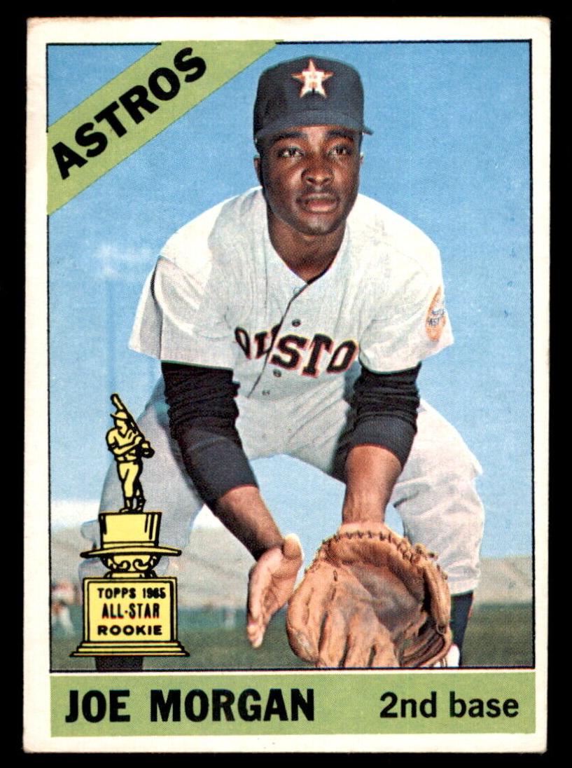 1966 Topps Baseball Joe Morgan #195 PSA 8