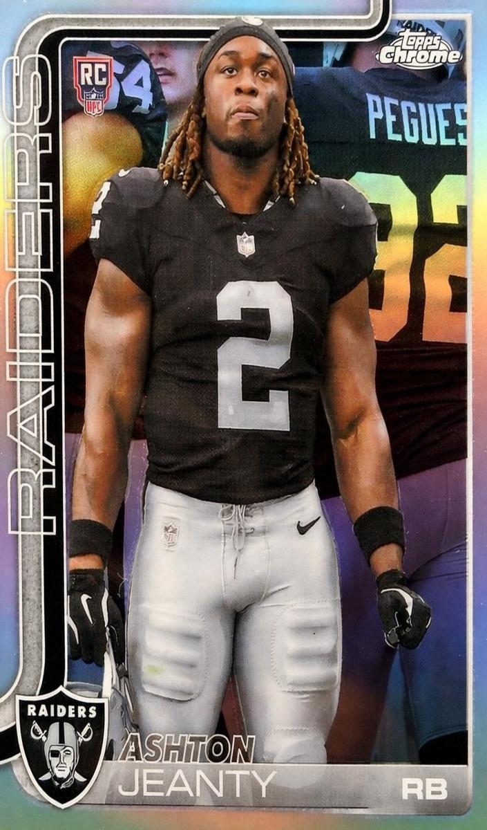 2025 Topps Chrome Football Ashton Jeanty #322