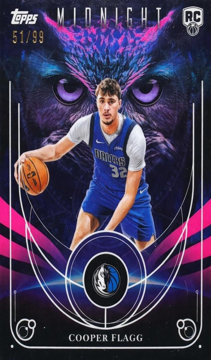 2025 Topps Midnight Basketball Twilight Cooper Flagg #NO-16