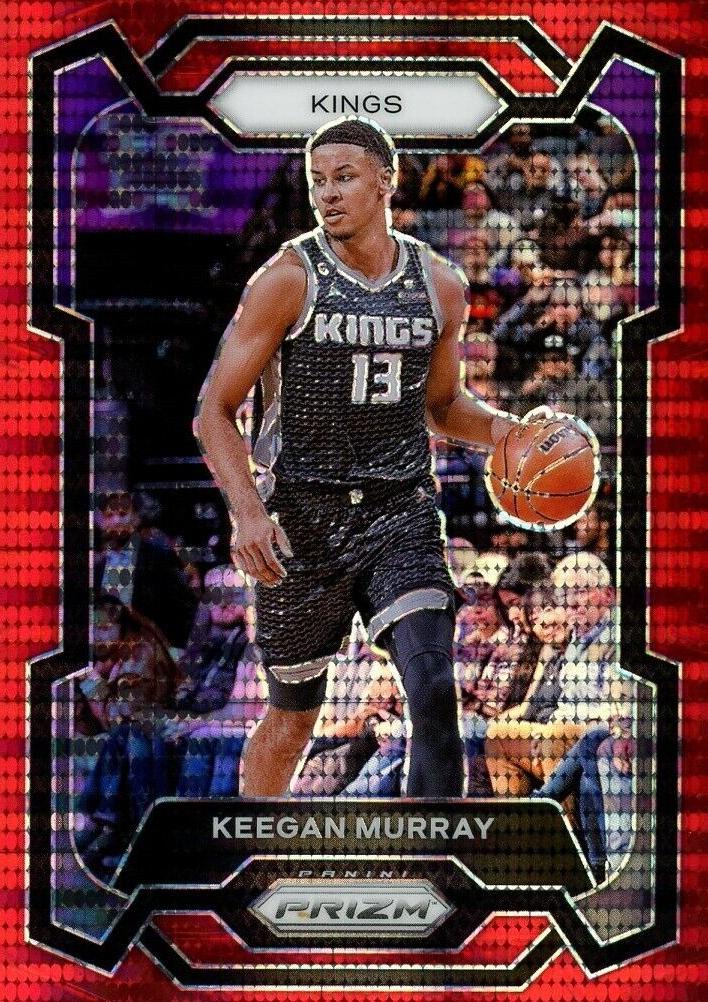 2023 Panini Prizm Basketball Red Seismic Keegan Murray #7