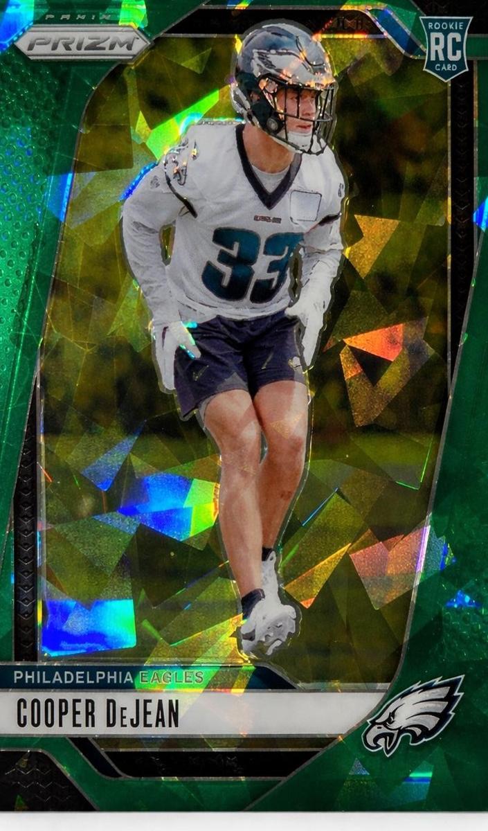 2024 Panini Prizm Football Green Ice Cooper DeJean #321 PSA 9