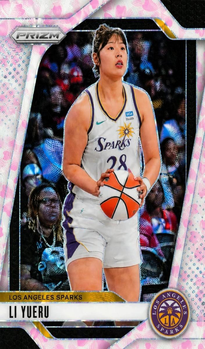 2024 Panini Prizm WNBA Basketball Cherry Blossom FOTL Li Yueru #23