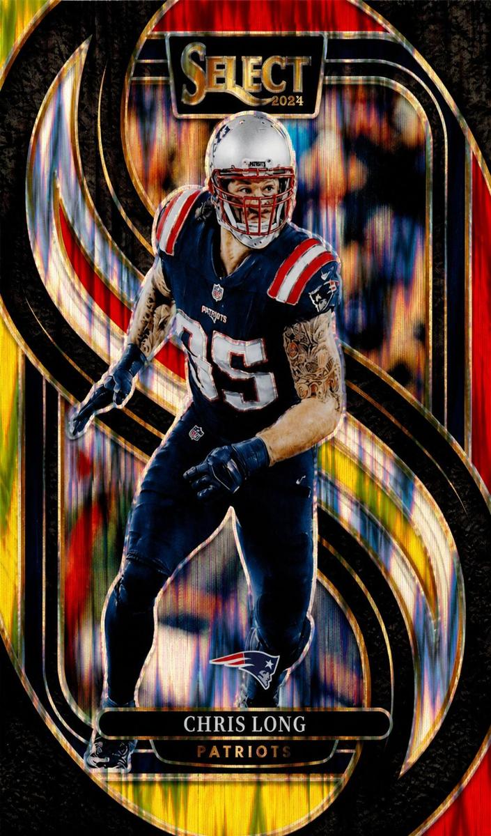 2024 Panini Select Football Red and Yellow Shock Chris Long #137