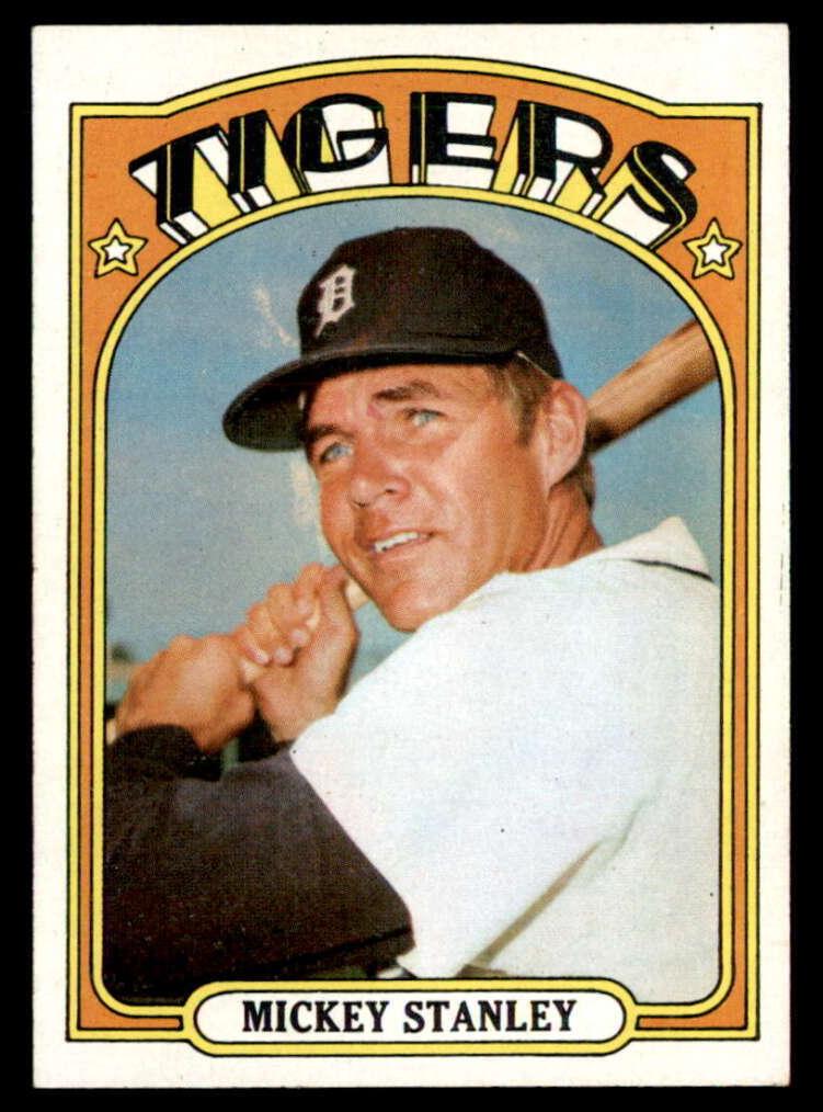 1972 Topps Baseball Mickey Stanley #385 PSA 8