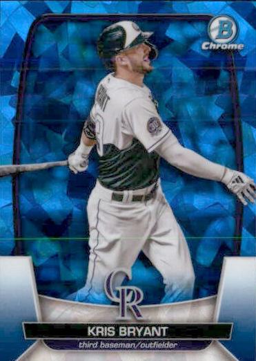 2023 Bowman Chrome Sapphire Baseball Kris Bryant #45
