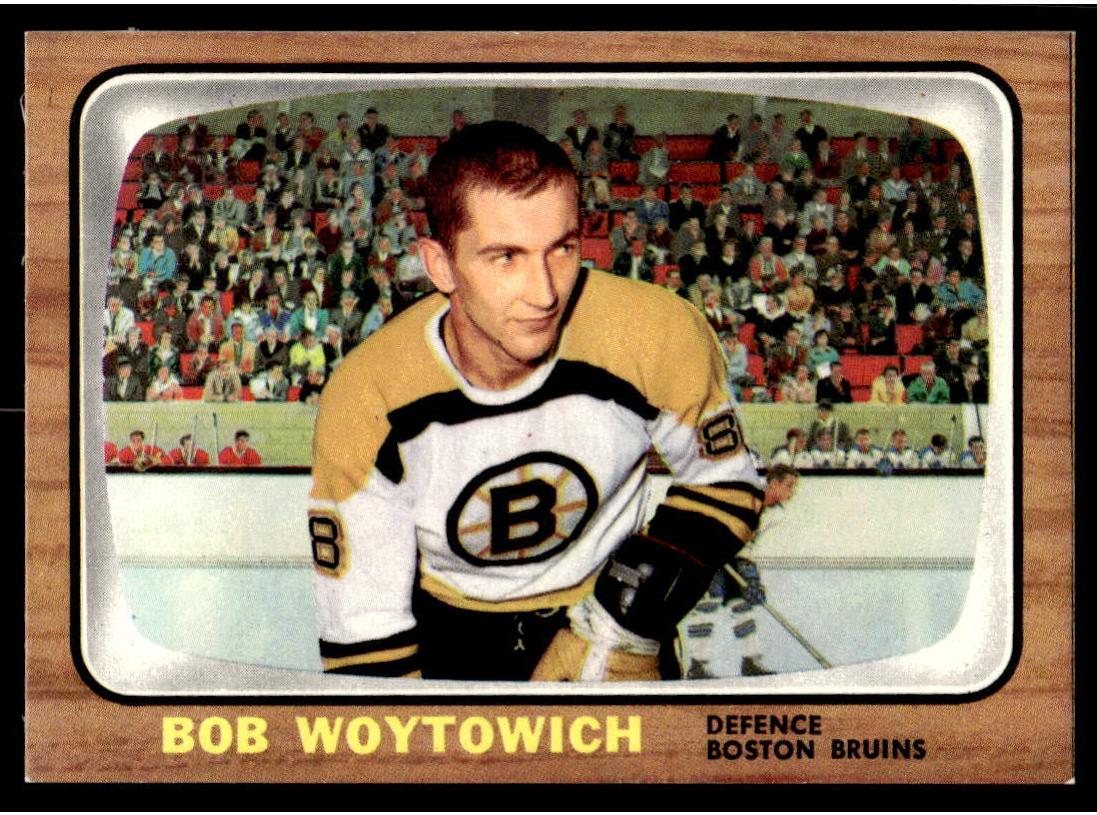 1966 Topps Hockey Bob Woytowich #34