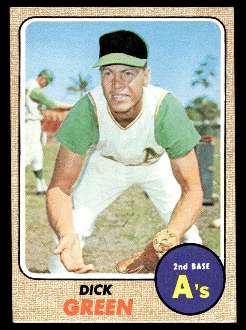 1968 Topps Baseball Dick Green #303 PSA 6