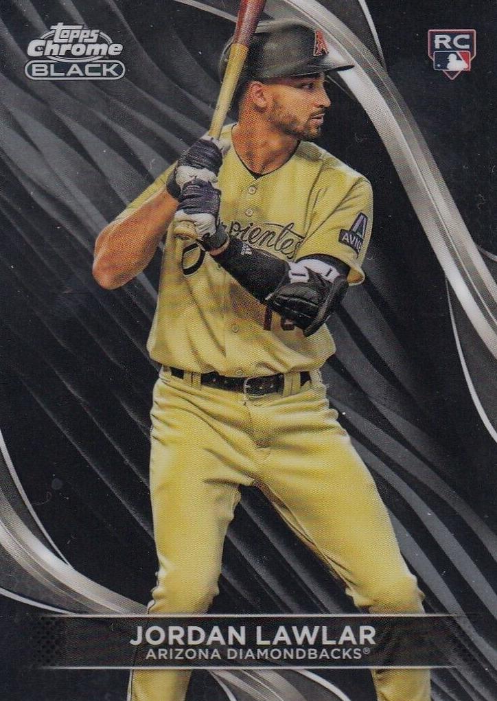 2024 Topps Chrome Black Baseball Jordan Lawlar #3