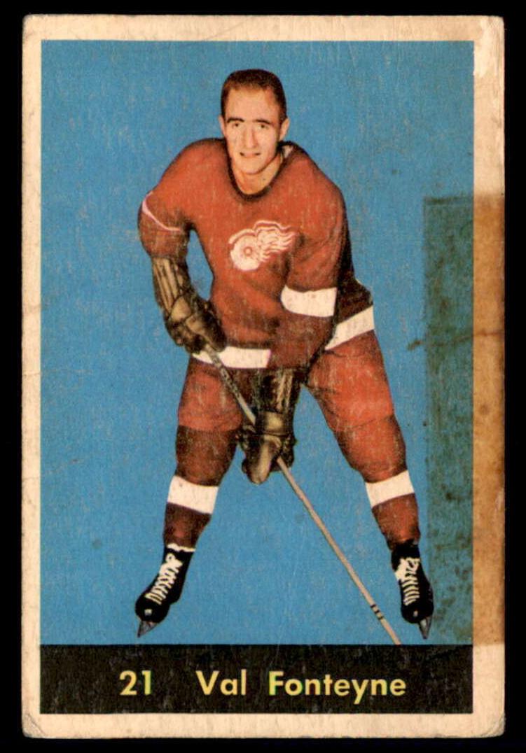 1960 Parkhurst Hockey Val Fonteyne #21
