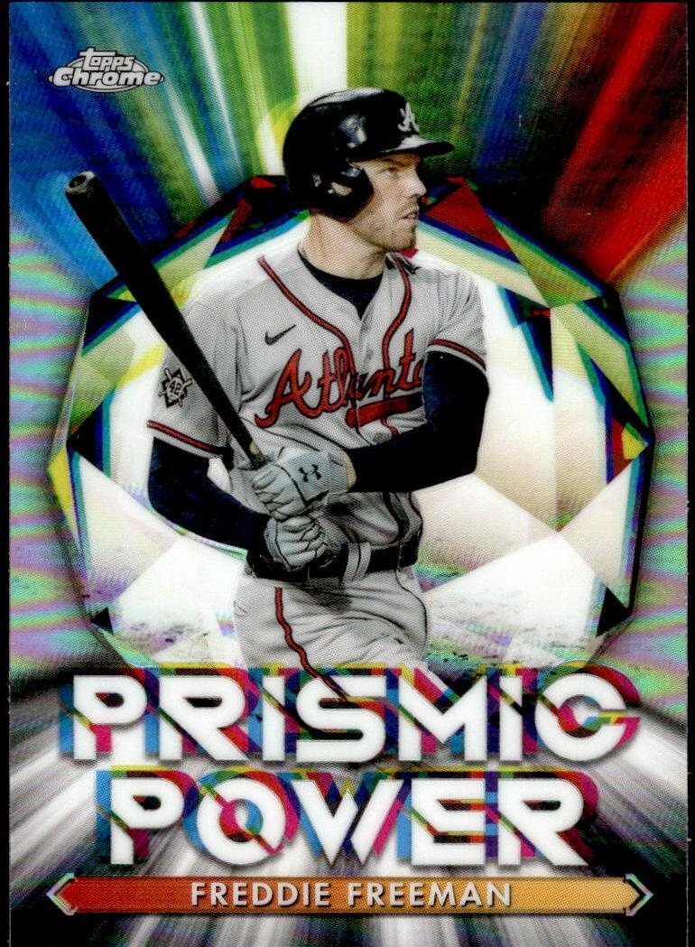 2021 Topps Chrome Baseball Freddie Freeman #PP-8 SGC 9.5