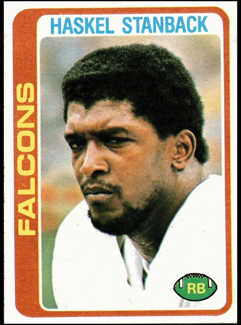 1978 Topps Football Haskel Stanback #123 PSA 8