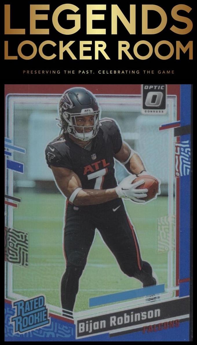 2023 Donruss Optic Football Blue Bijan Robinson #206