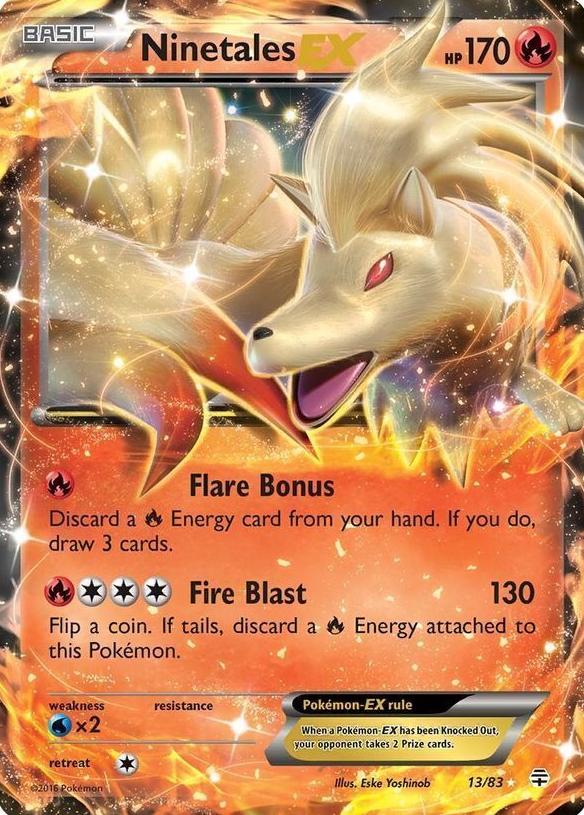 2016 Pokemon XY Generations Ninetales #13
