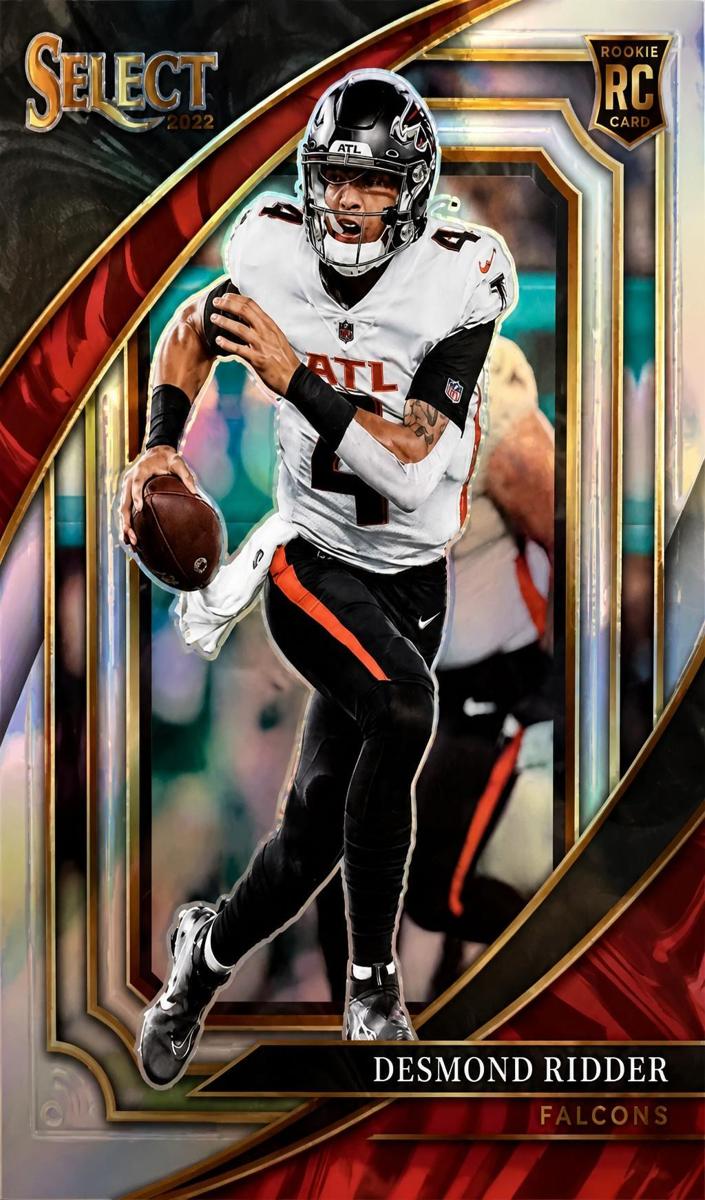 2022 Panini Select Football Silver Prizm Desmond Ridder #355