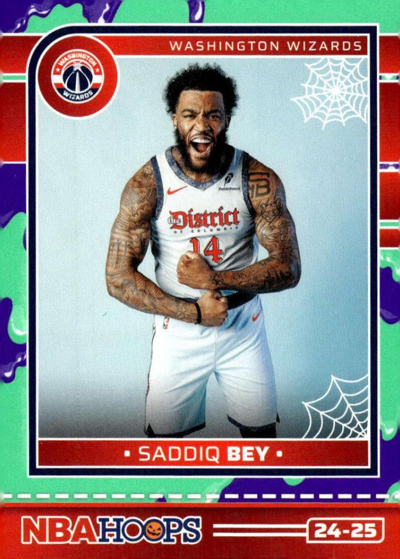 2024 Panini Haunted Hoops Basketball Slime Saddiq Bey #49