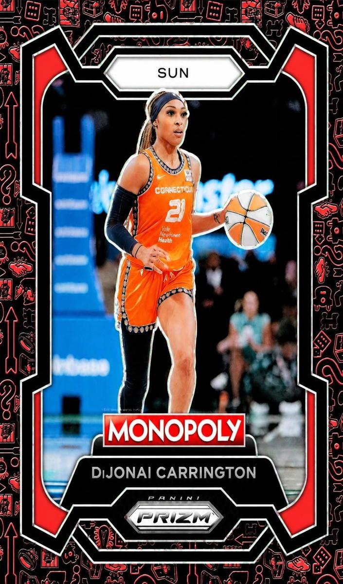 2024 Panini Prizm Monopoly WNBA Basketball Millionaire Club DiJonai Carrington #17