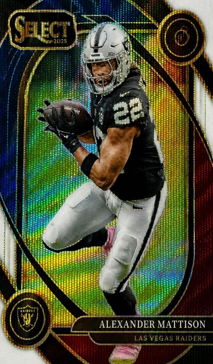 2024 Panini Select Football Tri-Color Alexander Mattison #204