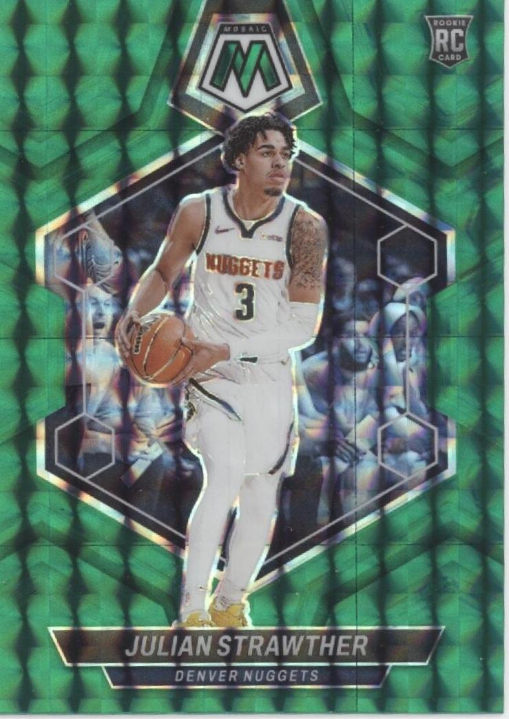 2023 Panini Mosaic Basketball Green Julian Strawther #214