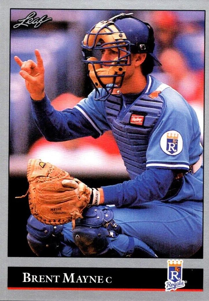 1992 Leaf Baseball Brent Mayne #200