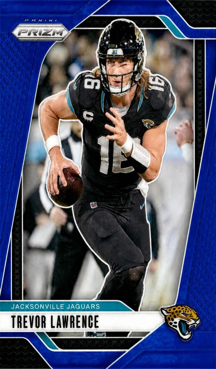 2024 Panini Prizm Football Blue Trevor Lawrence #129