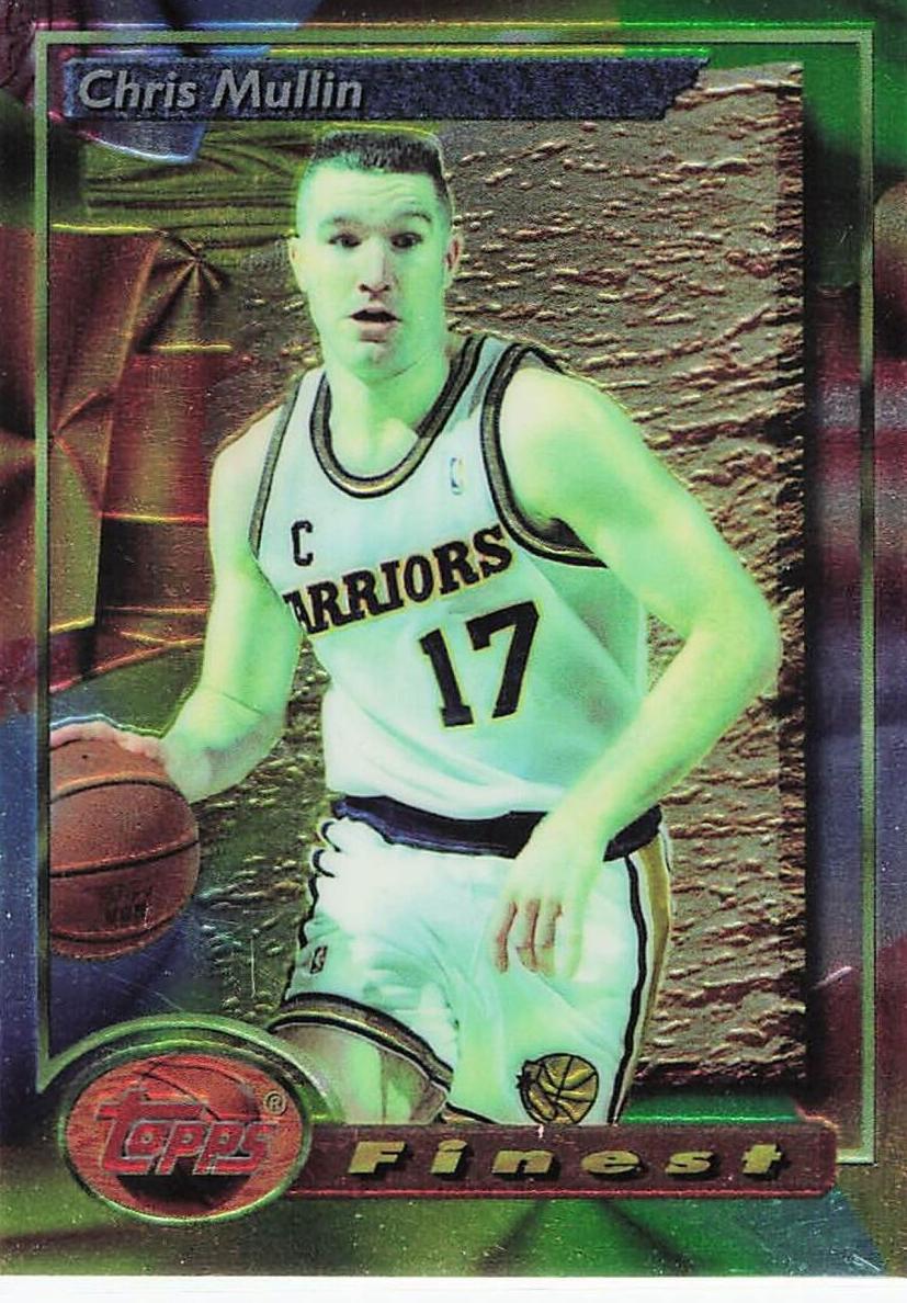 1993 Topps Finest Basketball Chris Mullin #176