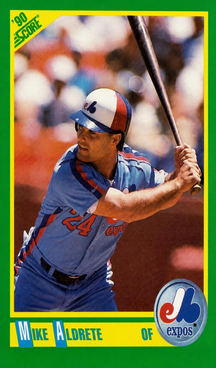 1990 Score Baseball Mike Aldrete #220