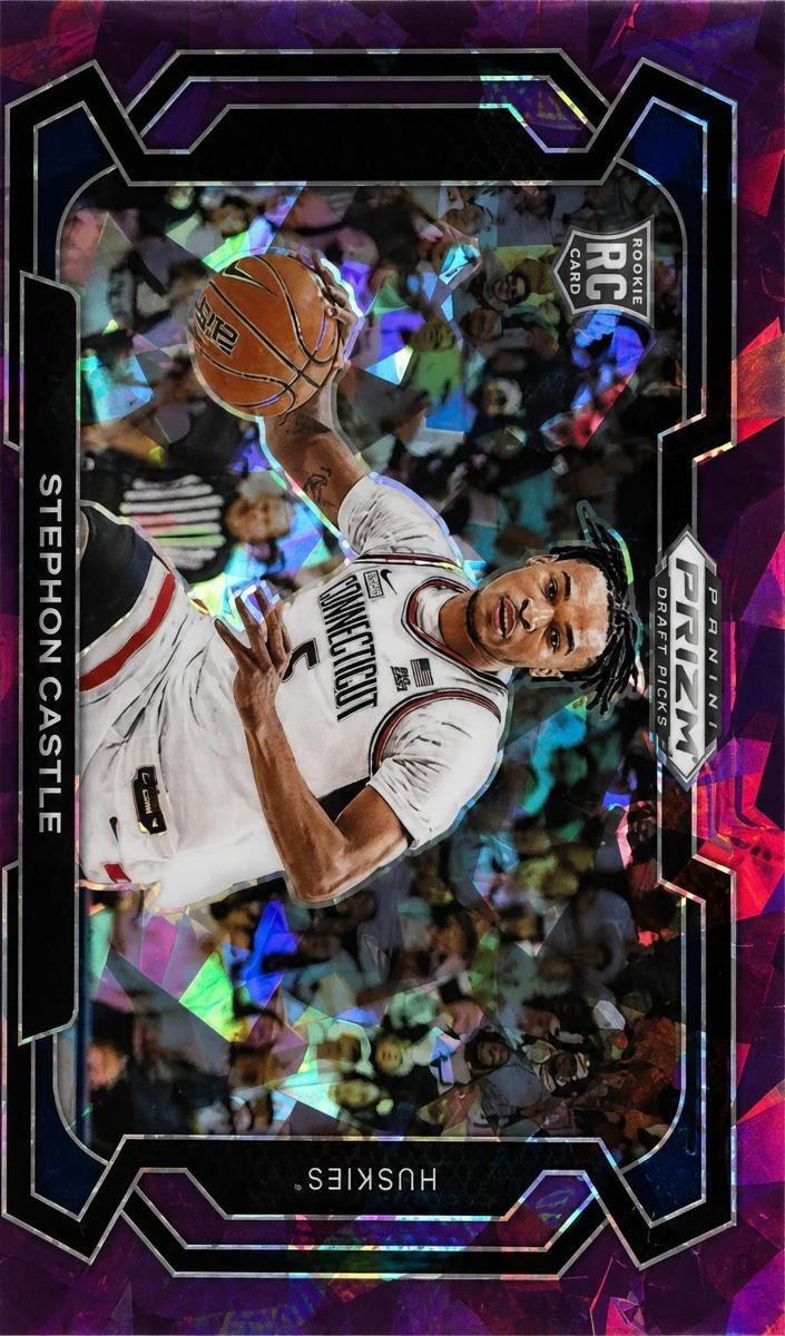 2024 Panini Prizm Draft Picks Basketball Purple Ice Stephon Castle #17