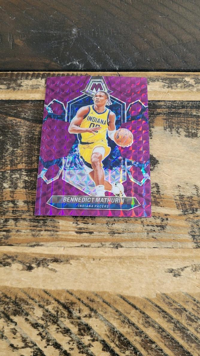 2023 Panini Mosaic Basketball Purple Bennedict Mathurin #71