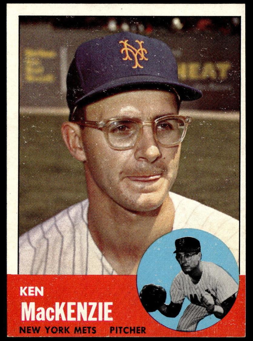 1963 Topps Baseball Ken MacKenzie #393