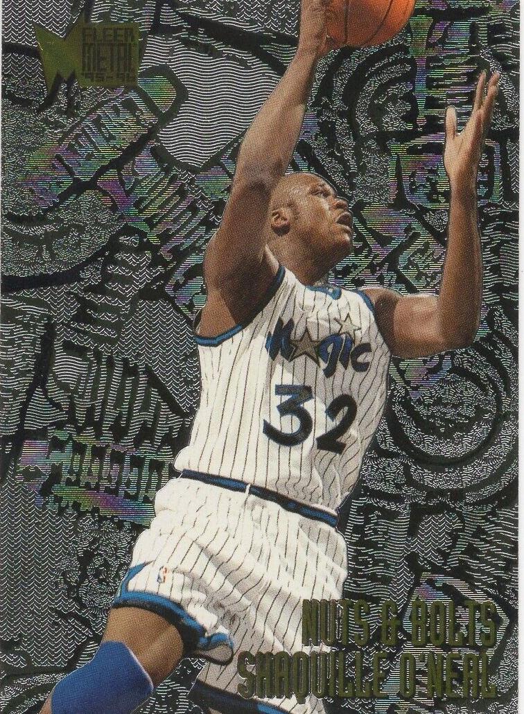 1995 Fleer Metal Basketball Shaquille O'Neal #215