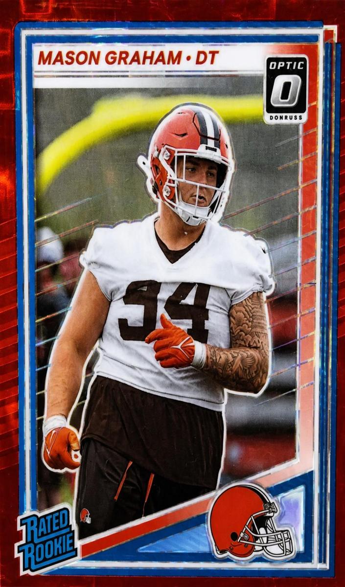 2025 Panini Donruss Football Red Pandora Mason Graham #340
