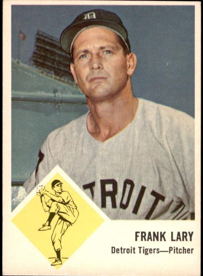 1963 Fleer Baseball Frank Lary #14 PSA 7