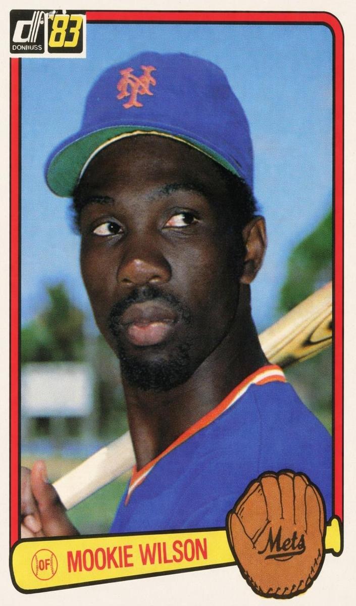 1983 Donruss Baseball Mookie Wilson #56