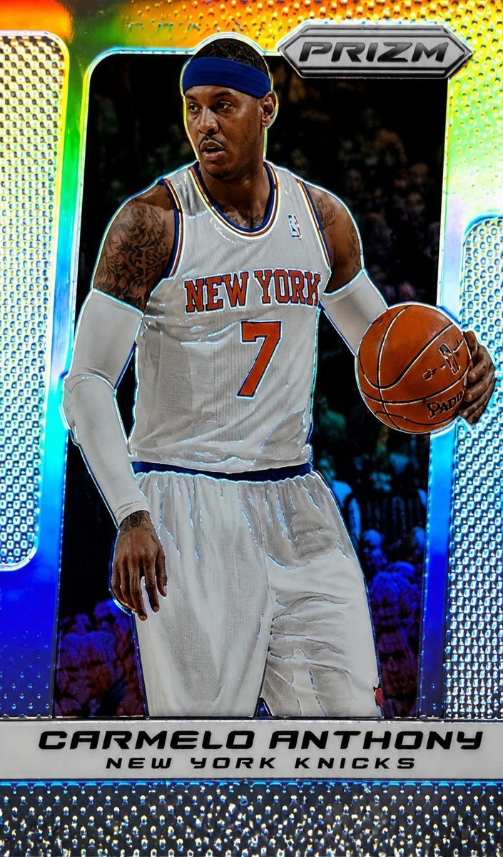 2013 Panini Prizm Basketball Silver Carmelo Anthony #172 PSA 9