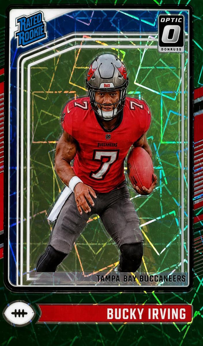 2024 Panini Donruss Football Green Velocity Bucky Irving #301