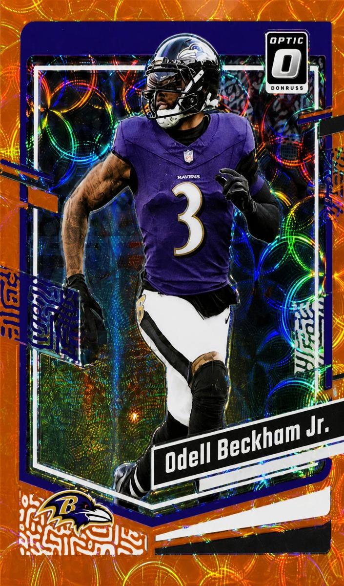 2023 Donruss Optic Football Orange Scope Odell Beckham Jr. #16 PSA 9