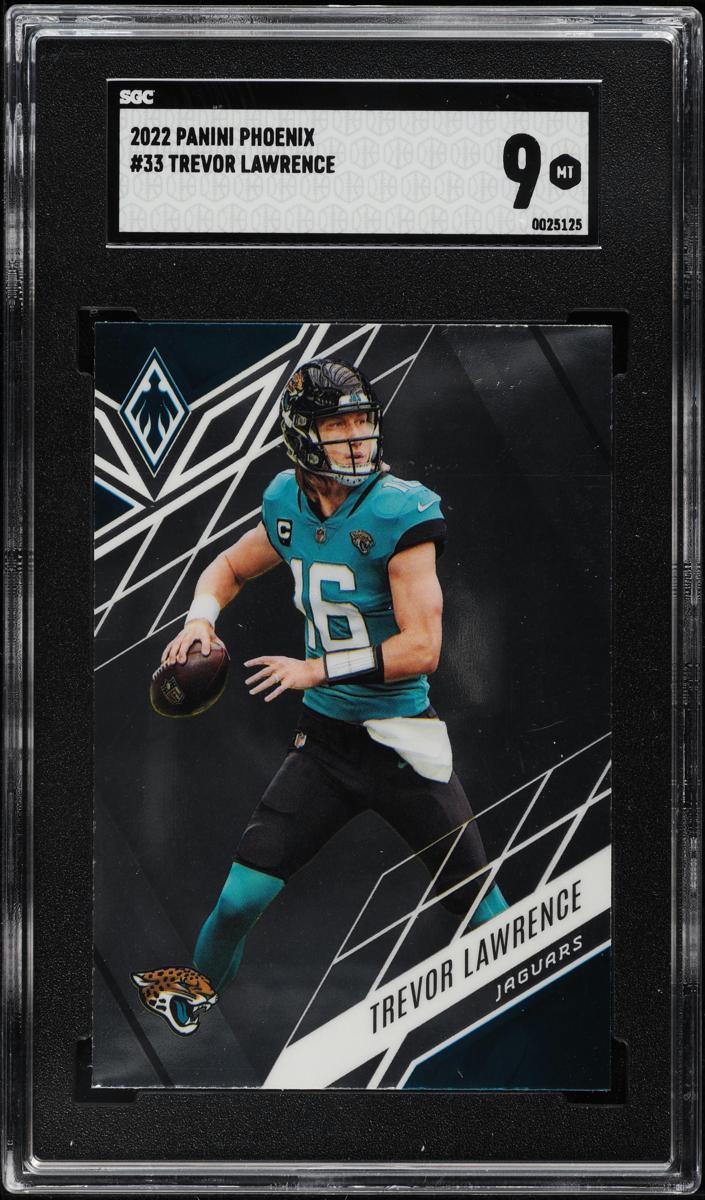 2022 Panini Phoenix Football Trevor Lawrence #33 SGC 8.5