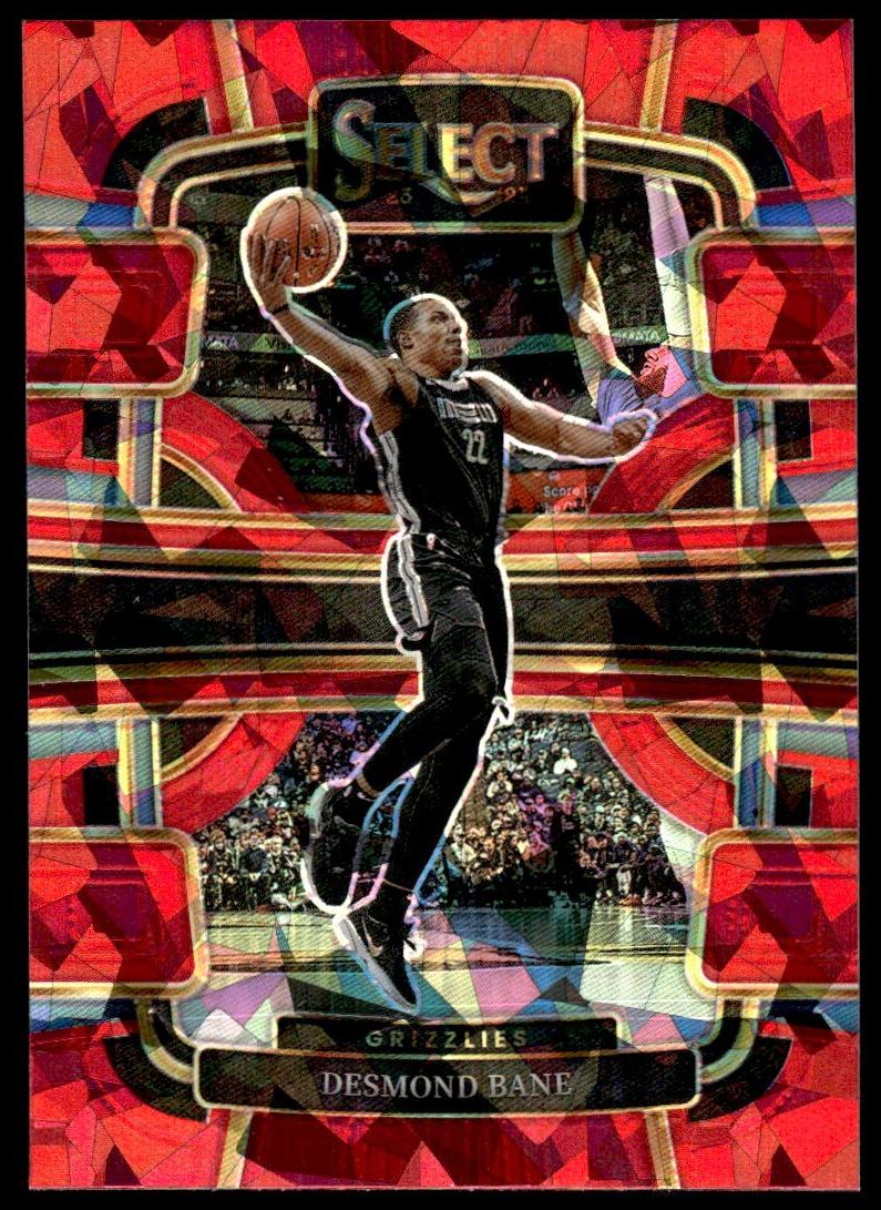2023 Panini Select Basketball Red Cracked Ice Desmond Bane #39