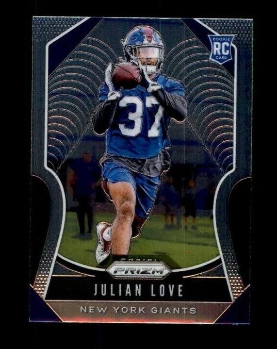 2019 Panini Prizm Football Julian Love #320 PSA 10