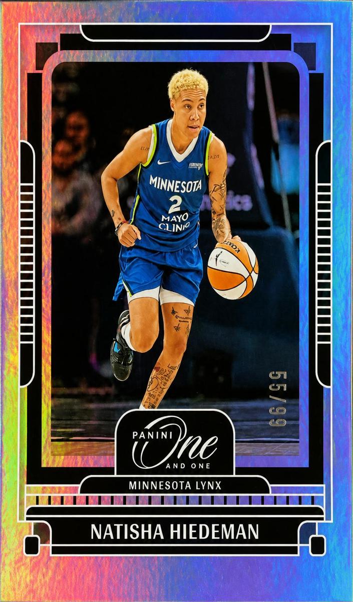 2025 Panini One and One WNBA Basketball Natisha Hiedeman #62