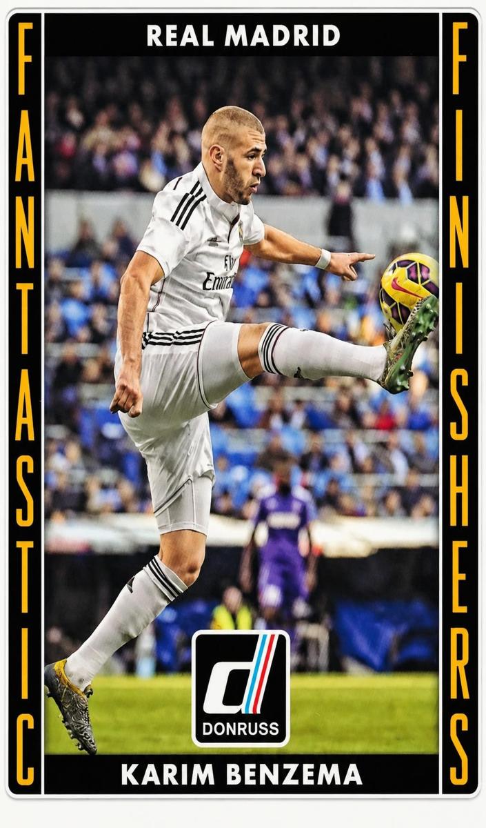 2015 Panini Donruss Soccer Karim Benzema #7 PSA 10