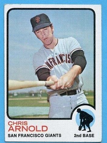 1973 Topps Baseball Chris Arnold #584 PSA 7